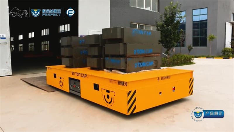 industrial die cart with push button pendant 6 tons